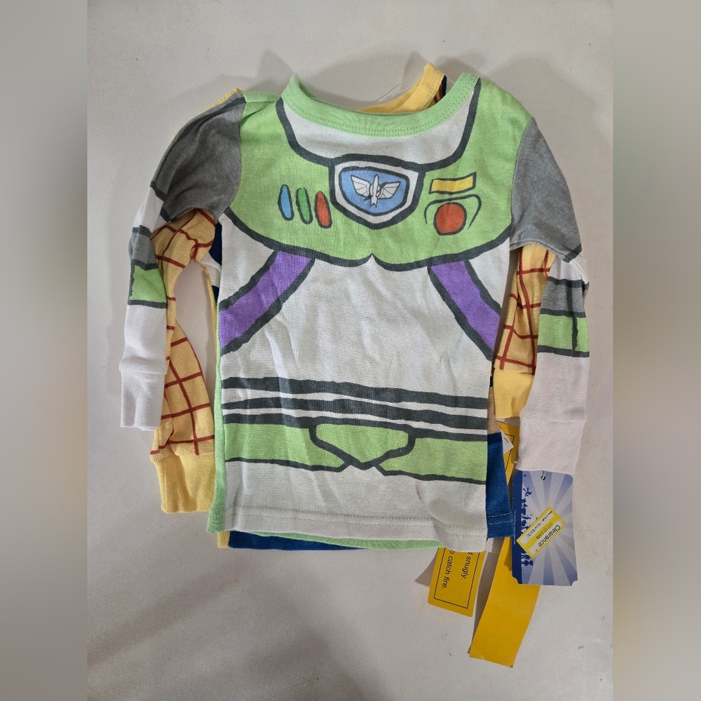 Disney Toy Story Buzz Lightyear And Woody Long Sleeve Sleepwear Shirt (No Pants)